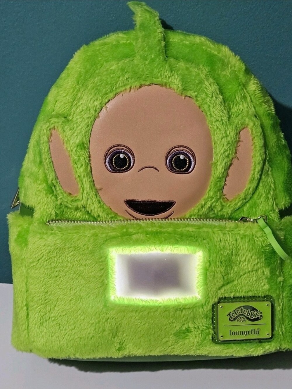 Loungefly Teletubbies Dipsy Plush Cosplay Light Up Mini Backpack New With Tags